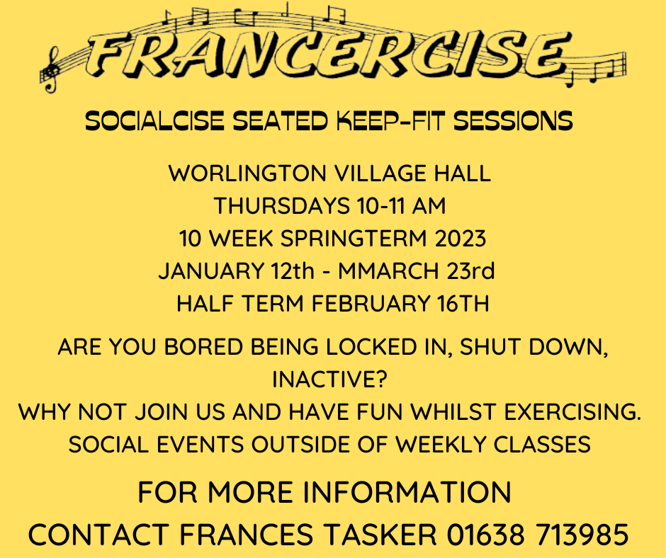 Francercise 10- 11am